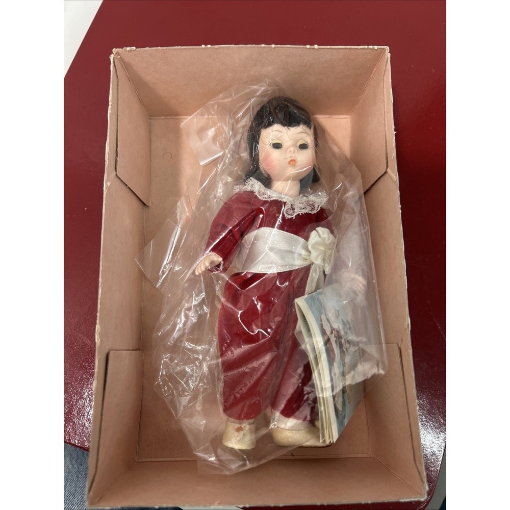 Madame Alexander Red Boy 440 Doll 8in Red Velvet Vintage Mid-Century Retro Toy
